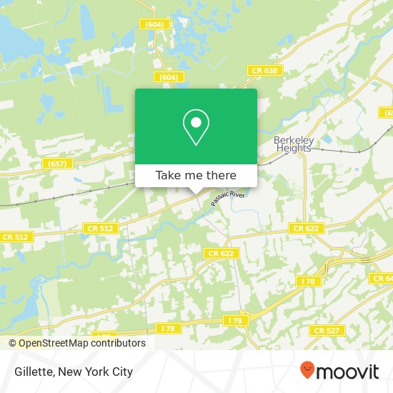 Gillette map