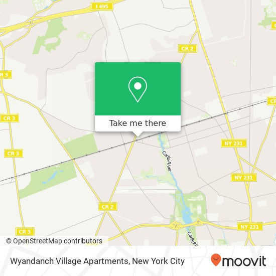 Wyandanch Village Apartments map