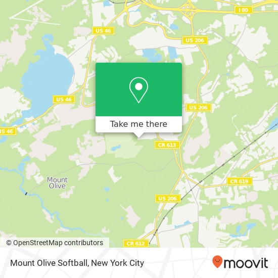 Mapa de Mount Olive Softball