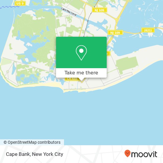 Cape Bank map