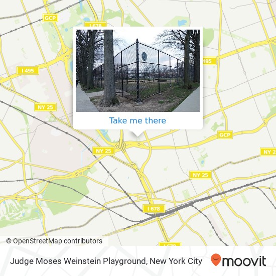 Judge Moses Weinstein Playground map