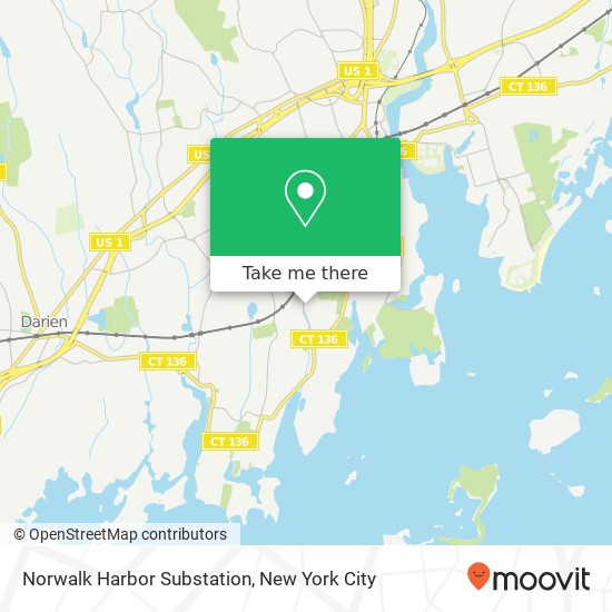 Norwalk Harbor Substation map