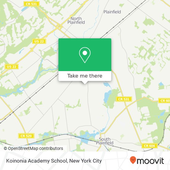 Koinonia Academy School map