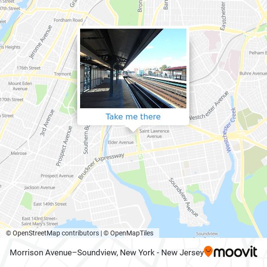 Morrison Avenue–Soundview map
