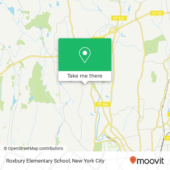 Roxbury Elementary School map