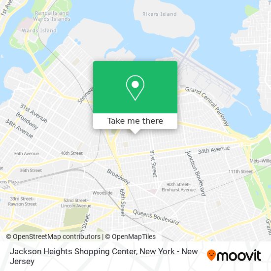 Jackson Heights Shopping Center map