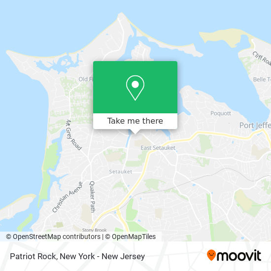Mapa de Patriot Rock