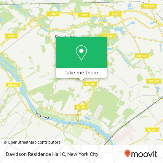 Mapa de Davidson Residence Hall C