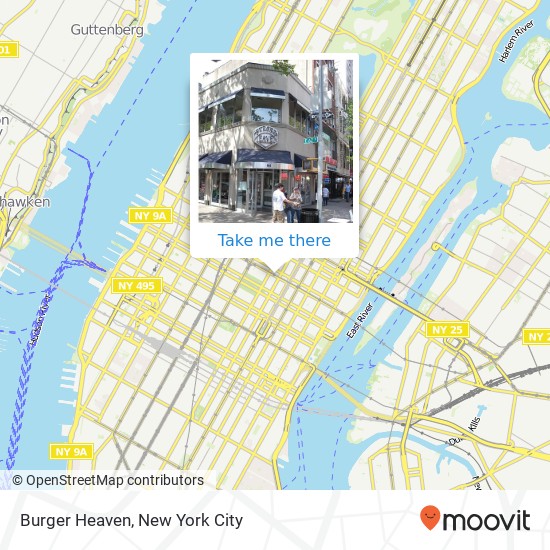 Mapa de Burger Heaven