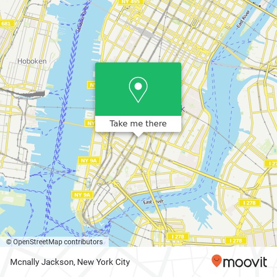 Mapa de Mcnally Jackson