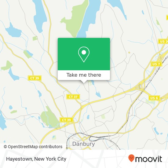 Hayestown map