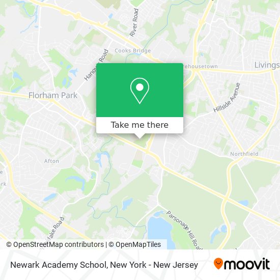 Newark Academy School map