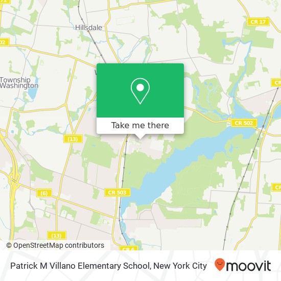 Mapa de Patrick M Villano Elementary School