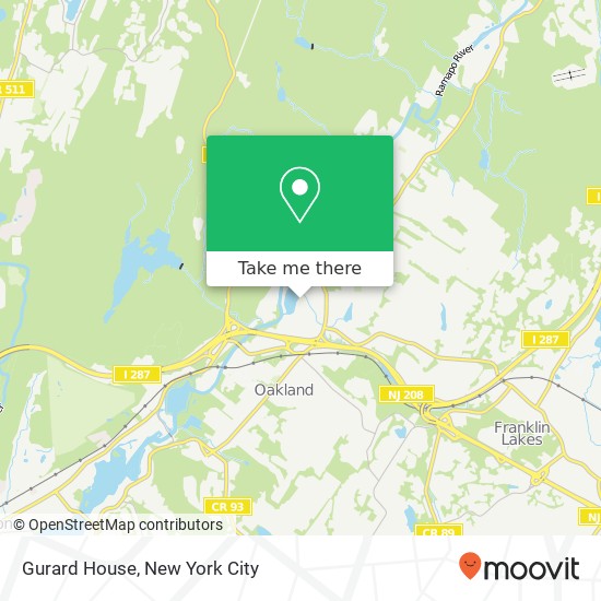 Mapa de Gurard House