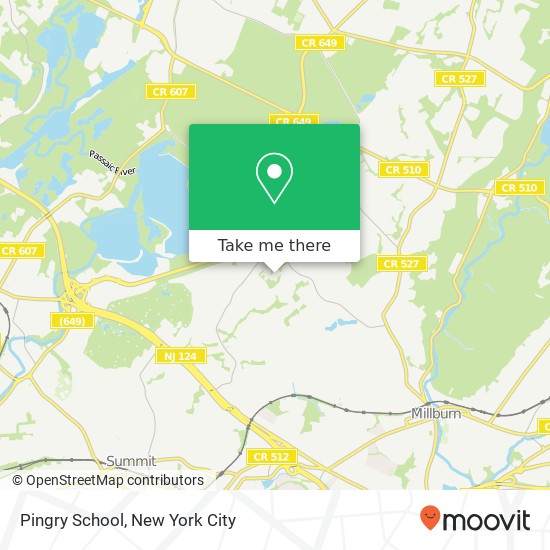 Pingry School map