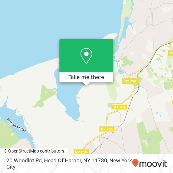 20 Woodlot Rd, Head Of Harbor, NY 11780 map