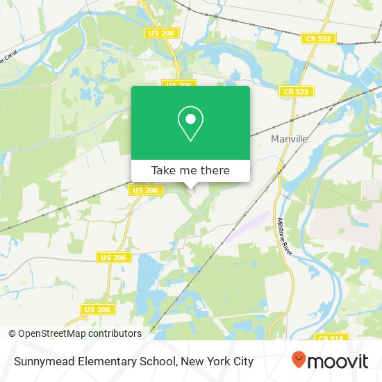 Sunnymead Elementary School map