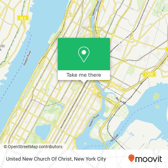 United New Church Of Christ map