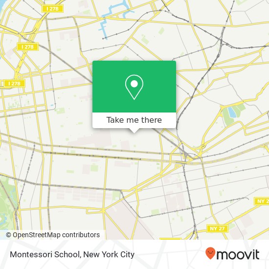 Montessori School map