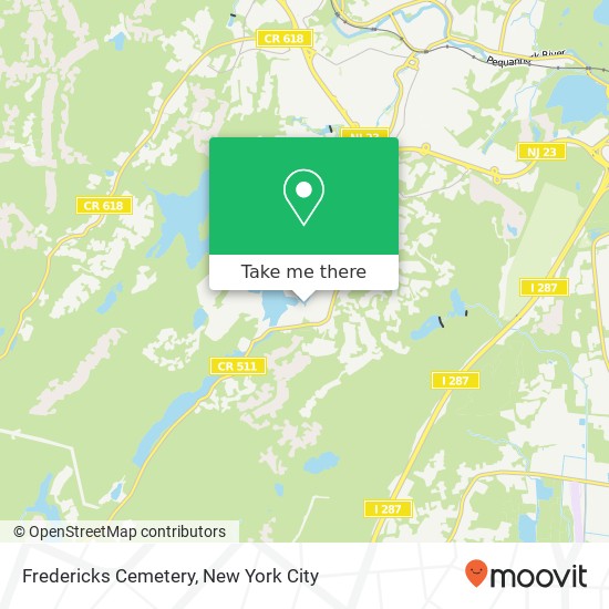 Fredericks Cemetery map