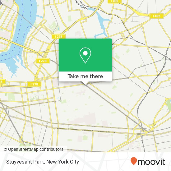 Mapa de Stuyvesant Park