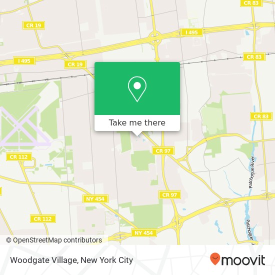 Woodgate Village map