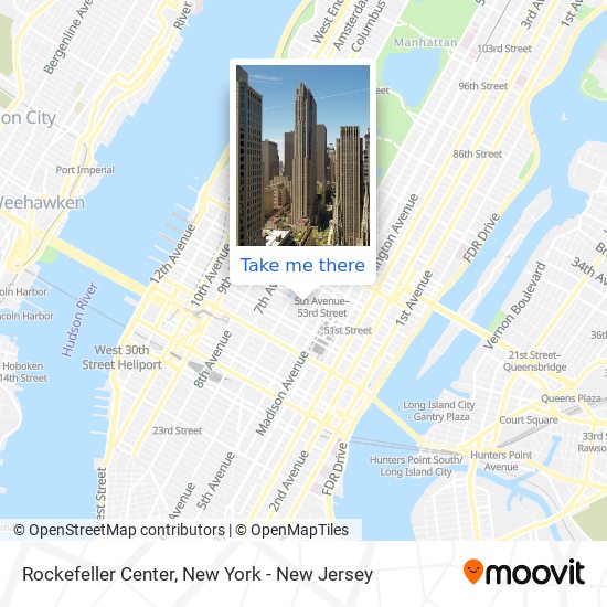 Rockefeller Center map
