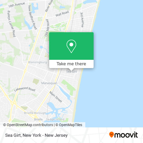 Sea Girt map