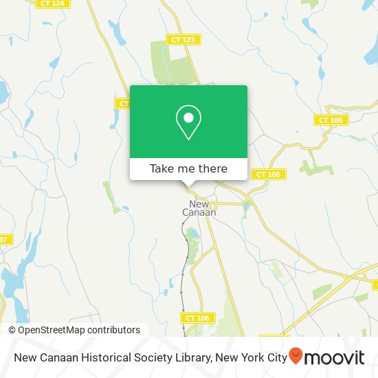 Mapa de New Canaan Historical Society Library