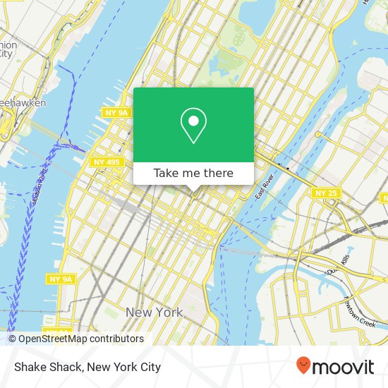 Mapa de Shake Shack