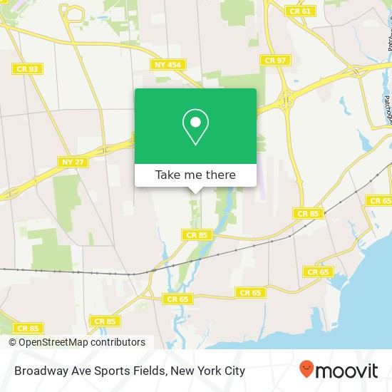 Mapa de Broadway Ave Sports Fields