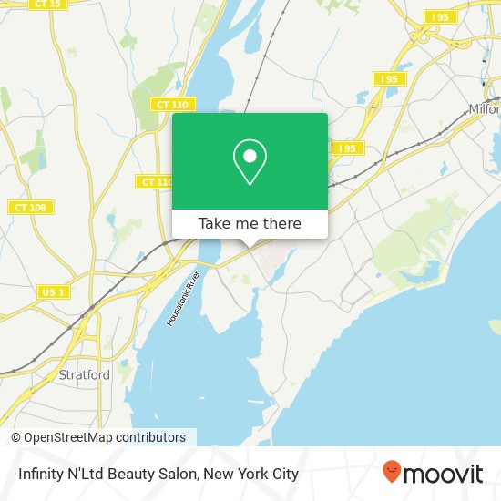 Mapa de Infinity N'Ltd Beauty Salon