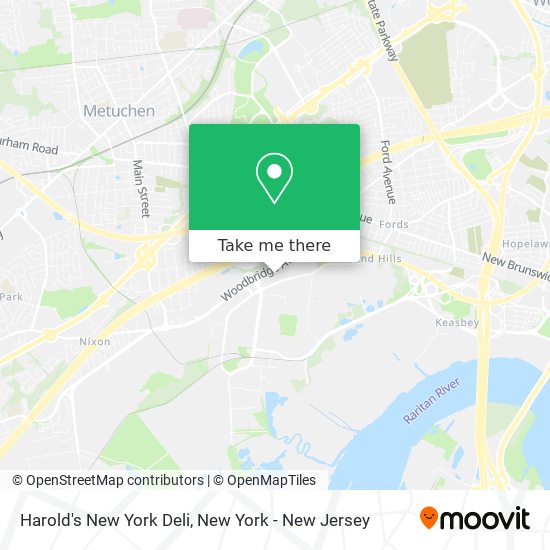 Harold's New York Deli map