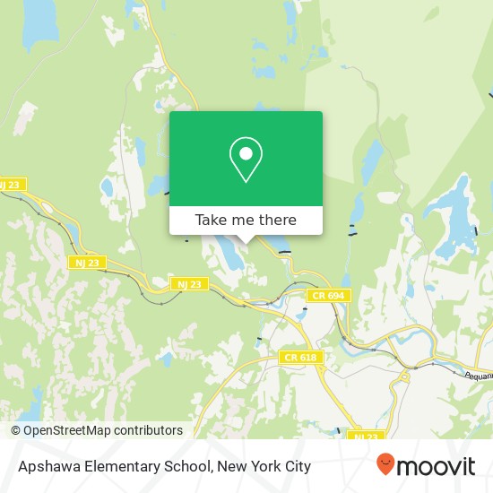 Apshawa Elementary School map