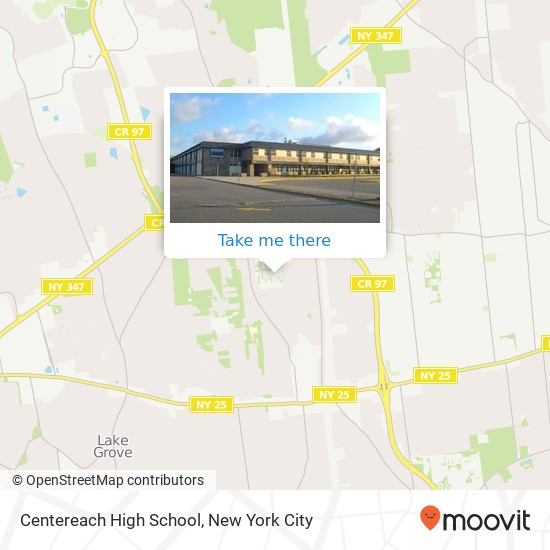 Centereach High School map