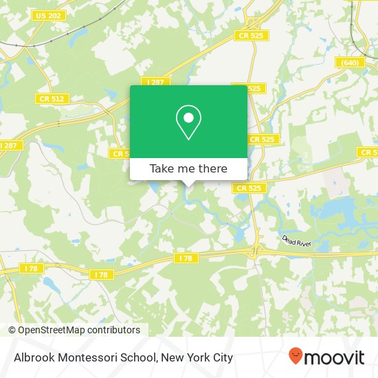 Albrook Montessori School map