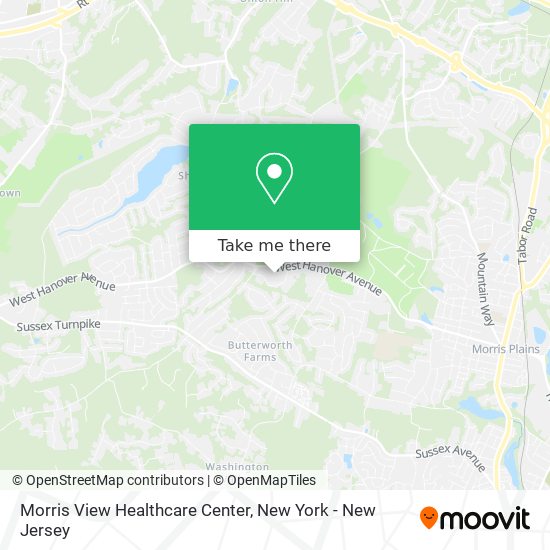 Morris View Healthcare Center map
