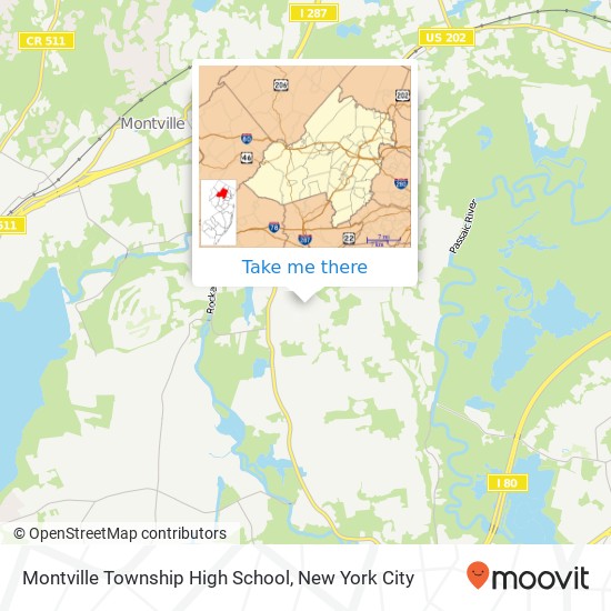 Montville Township High School map