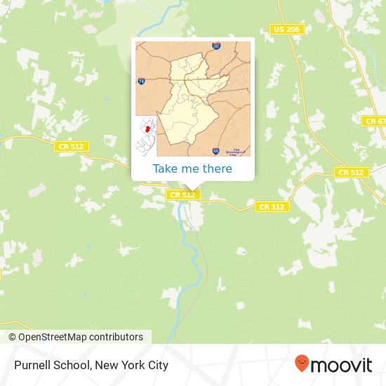 Mapa de Purnell School