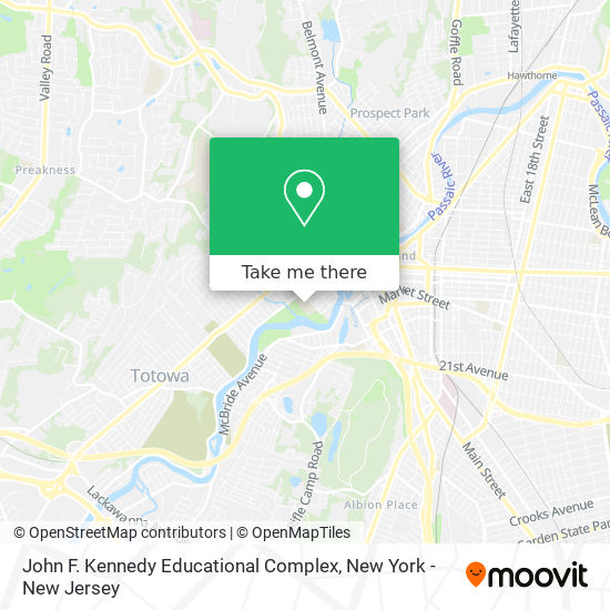 Mapa de John F. Kennedy Educational Complex