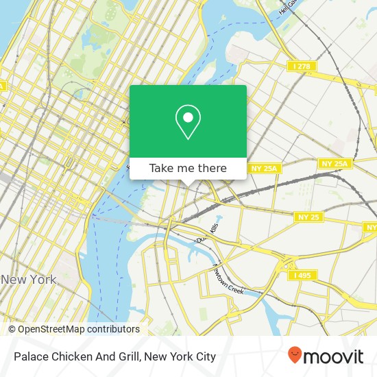 Palace Chicken And Grill map