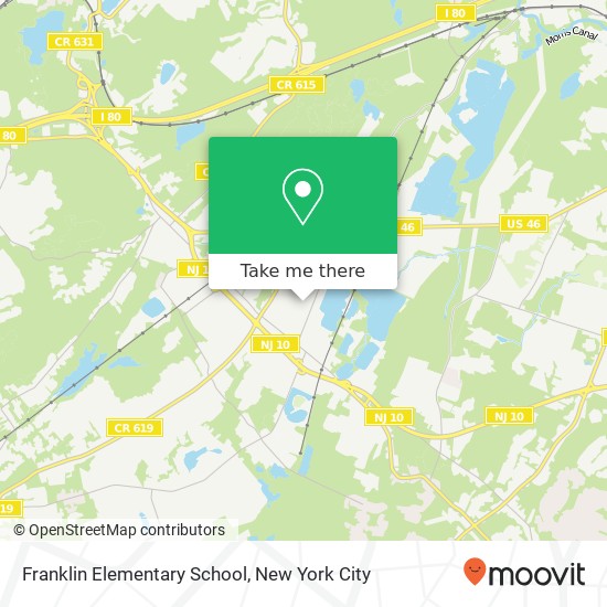 Mapa de Franklin Elementary School