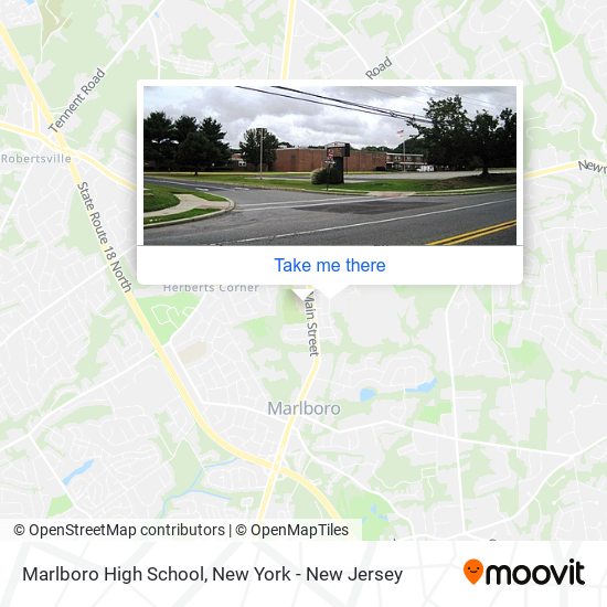 Marlboro High School map