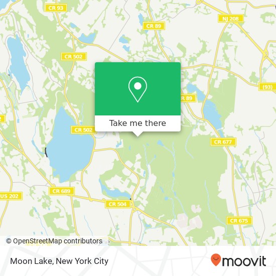 Moon Lake map