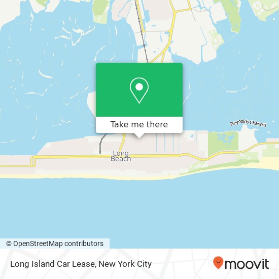 Long Island Car Lease map