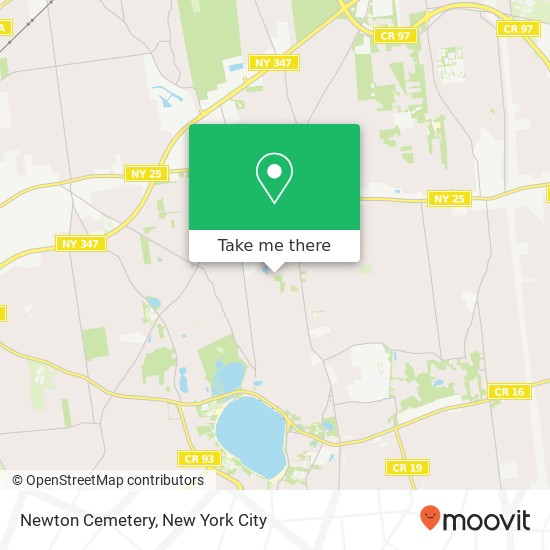 Newton Cemetery map