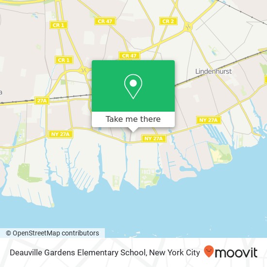 Deauville Gardens Elementary School map