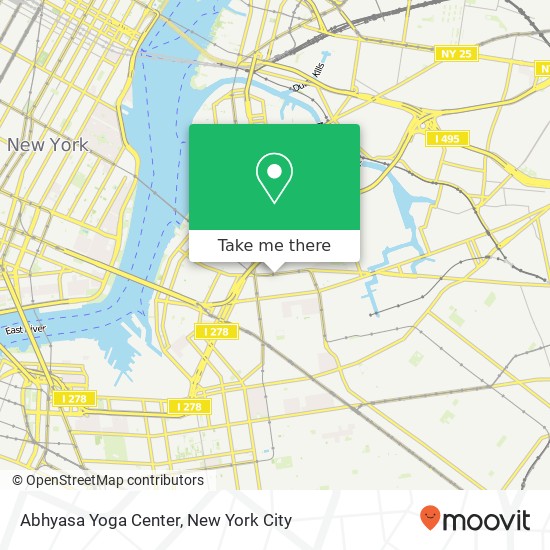 Abhyasa Yoga Center map