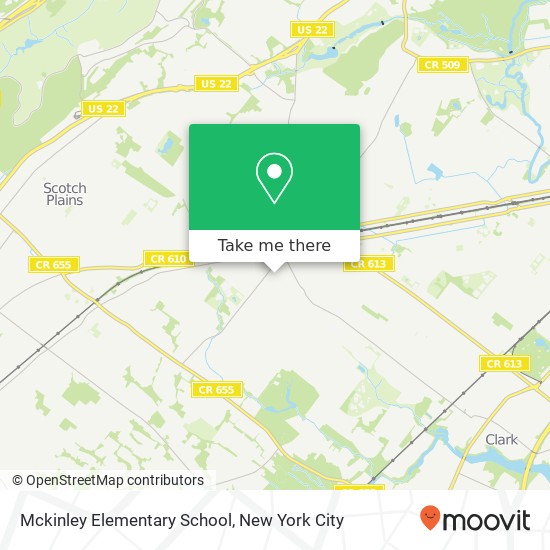 Mckinley Elementary School map
