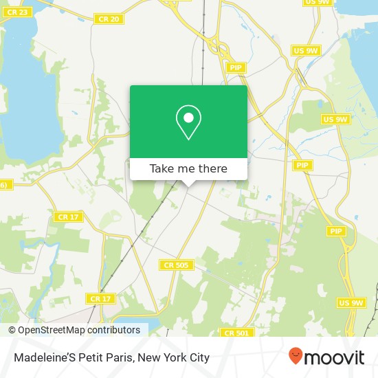 Mapa de Madeleine’S Petit Paris